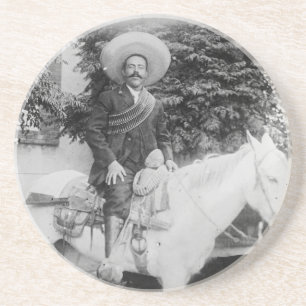 Dessous De Verre En Grès Général révolutionnaire mexicain de Pancho Villa