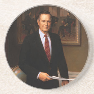 Dessous De Verre En Grès George Bush