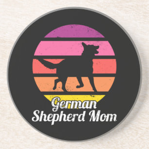Dessous De Verre En Grès German Shepherd Mom