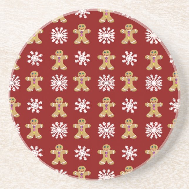Dessous De Verre En Grès Gingembre et neige (Devant)
