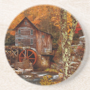 Dessous De Verre En Grès Glade Creek Grist Mill