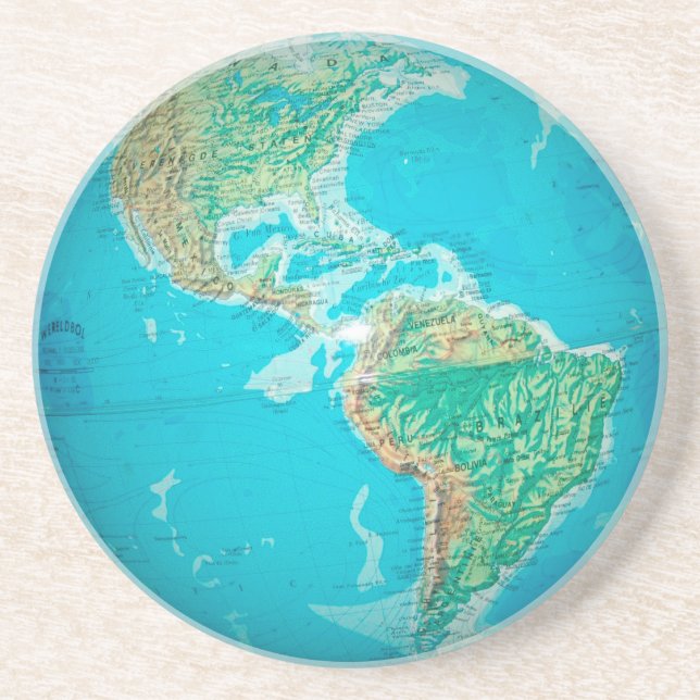 Dessous De Verre En Grès Globe (Devant)