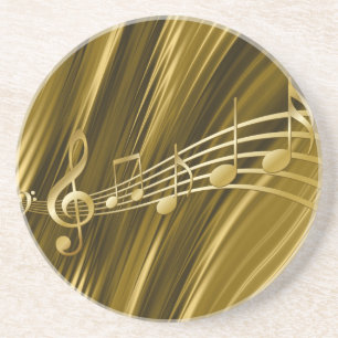 Dessous De Verre En Grès Golden violin