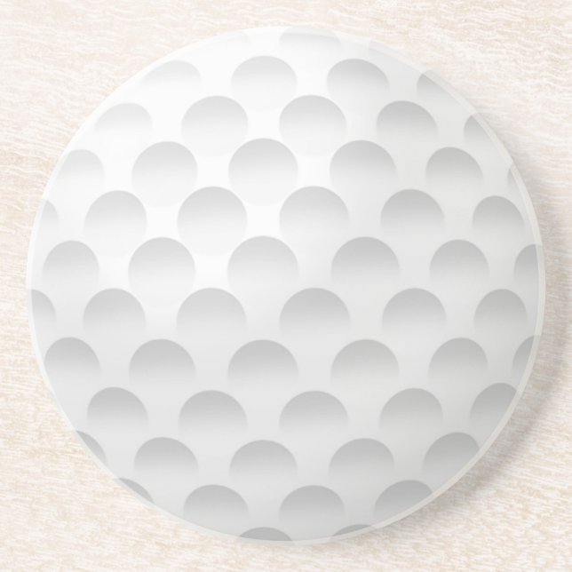 Dessous De Verre En Grès Golf Ball Dimple Design (Devant)