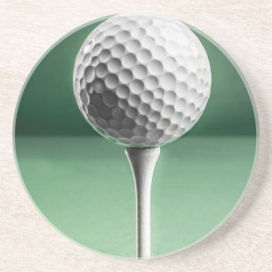 Dessous De Verre En Grès Golf Ball on Tee