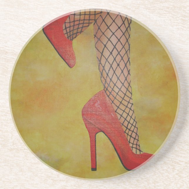 Dessous De Verre En Grès Goody Two Chaussures (Devant)