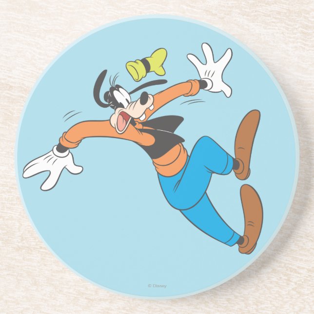 Dessous De Verre En Grès Goofy | Glissement (Devant)