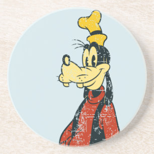 Dessous De Verre En Grès Goofy VINTAGE