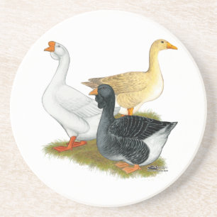 Dessous De Verre En Grès Goose Trio