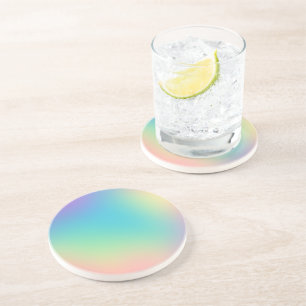 Dessous De Verre En Grès Gradient arc-en-ciel magnifique