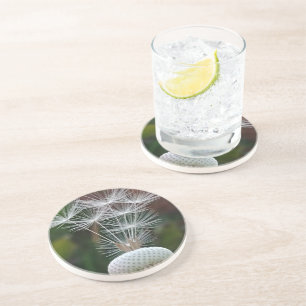 Dessous De Verre En Grès Graines de pissenlit délicates