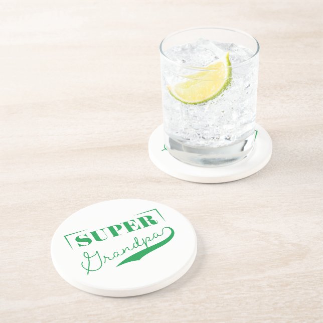 Dessous De Verre En Grès Grand-père (Côté)