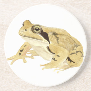 Dessous De Verre En Grès Grenouille à bois