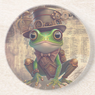 Dessous De Verre En Grès Grenouille à vapeur