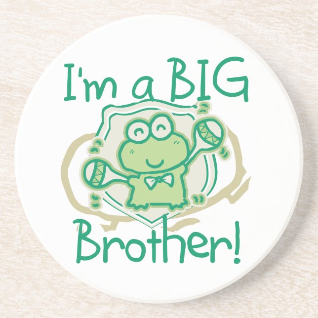 Dessous De Verre En Grès Grenouille Big Brother (Devant)