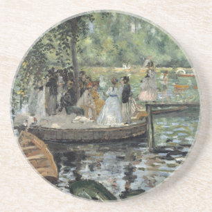 Dessous De Verre En Grès Grenouillère Renoir Impressionniste Peinture Art
