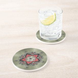 Dessous De Verre En Grès Grille-boisson étoile