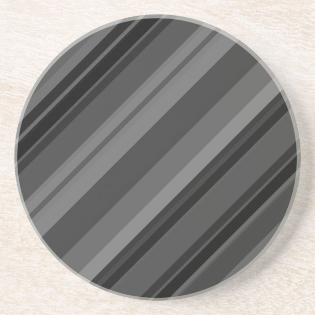 Dessous De Verre En Grès Gris (Devant)