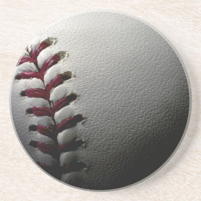 Dessous De Verre En Grès Gros plan de base-ball (Devant)