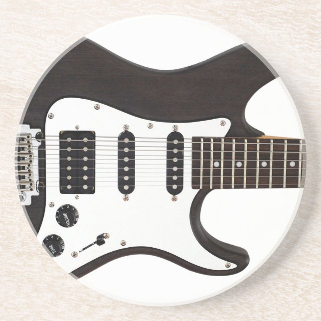 Dessous De Verre En Grès Guitare électrique (Devant)