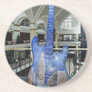 Dessous De Verre En Grès Guitare III de Cleveland