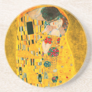 Dessous De Verre En Grès Gustav Klimt Le Baiser
