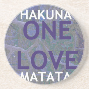 DESSOUS DE VERRE EN GRÈS HAKUNA MATATA