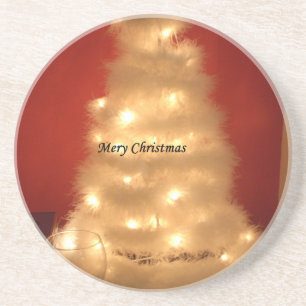 Dessous De Verre En Grès Hakuna Matata Joyeux Noël blanc