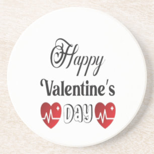 Dessous De Verre En Grès Heureuse Sainte-Valentin