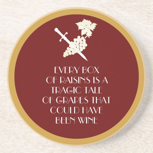 Dessous De Verre En Grès Histoire tragique (Devant)