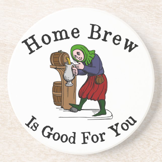 Dessous De Verre En Grès Home Brew est bon pour vous (Devant)
