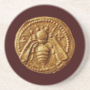 DESSOUS DE VERRE EN GRÈS HONEY BEE, BEEKEEPER