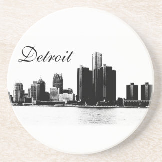 Dessous De Verre En Grès Horizon de Detroit