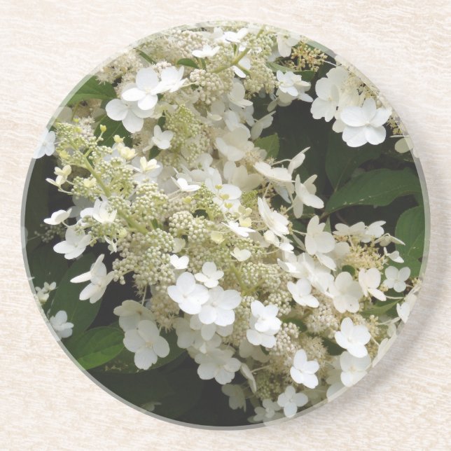 Dessous De Verre En Grès Hortensia de voile de mariage (Devant)