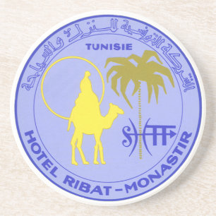 Dessous De Verre En Grès Hôtel Vintage voyage Ribat à Monastir, Tunisie