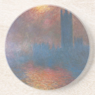 Dessous De Verre En Grès Houses of Parliament, London by Claude Monet