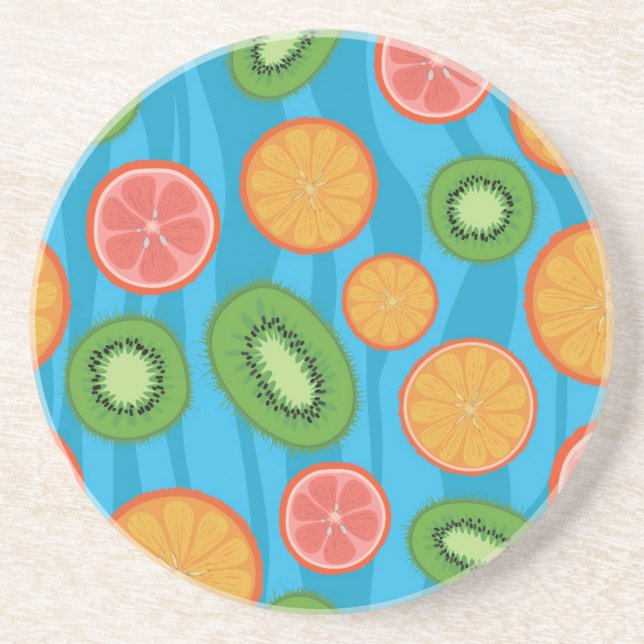 Dessous De Verre En Grès Humeur de fruit (Devant)