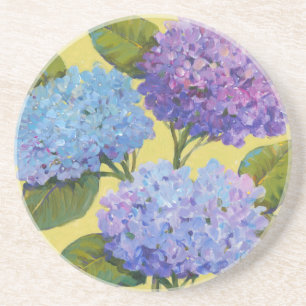 Dessous De Verre En Grès Hydrangée de printemps I