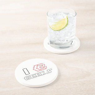 Dessous De Verre En Grès I Heart Geek ASCII ART