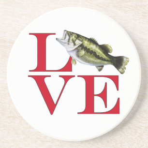 Dessous De Verre En Grès I Love Bass