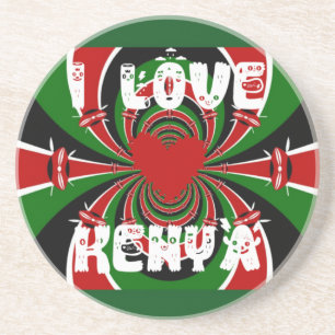 Dessous De Verre En Grès I Love Kenya Hakuna Matata Dons