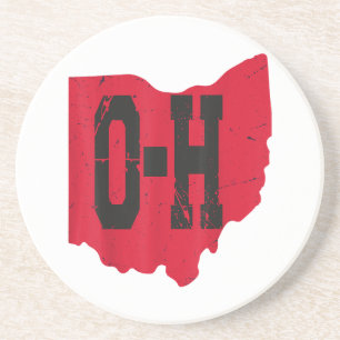Dessous De Verre En Grès I Love My Ohio Home Script Ohio Buckeye State
