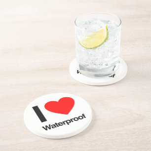 Dessous De Verre En Grès I Love Waterproof