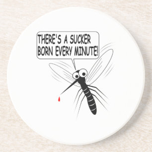 Dessous De Verre En Grès Il y a un pompier né chaque minute