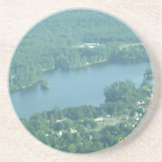 Dessous De Verre En Grès Île d'étang de Wilson