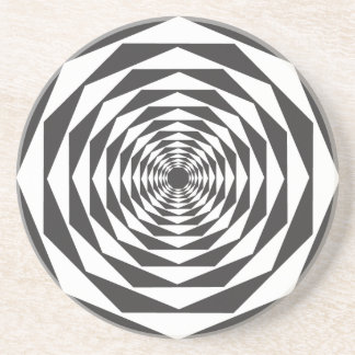 Dessous De Verre En Grès Illusion optique #1b