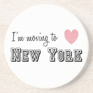 Dessous De Verre En Grès I'm Moving To New York