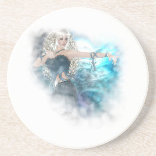 Dessous De Verre En Grès Imaginaire Sky Siren Vignette