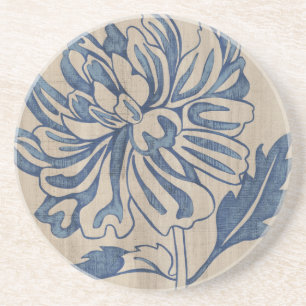 Dessous De Verre En Grès Indigo Mum