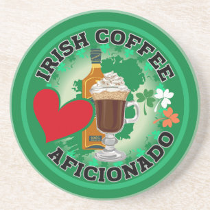Dessous De Verre En Grès Irish Coffee Aficionado
